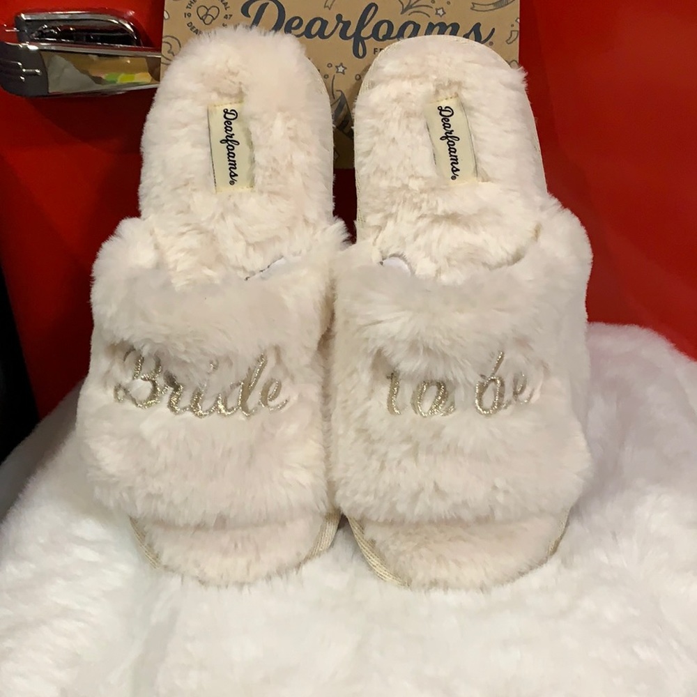 Memory Foam Slippers “Bride To Be”